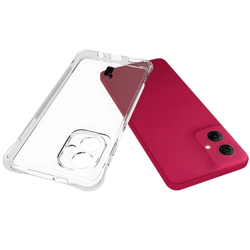 Elastyczne etui Bizon Case Salpa do Motorola Moto G55 5G przezroczyste