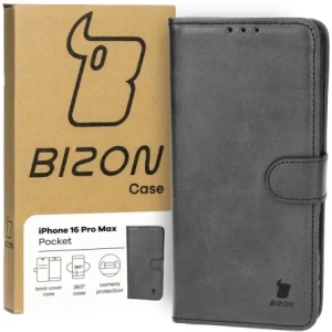 Wholesale Bizon Case Pocket Apple iPhone 16 Pro Max black - BIZ6432 - {ean13} - Hurt