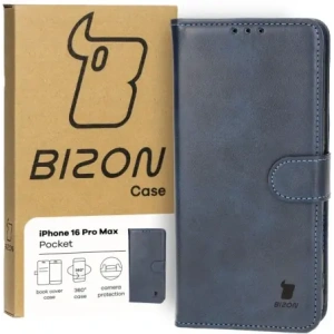Wholesale Bizon Case Pocket Apple iPhone 16 Pro Max navy blue - BIZ6433 - {ean13} - Hurt
