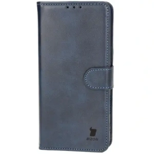 Etui z klapką Bizon Case Pocket do Apple iPhone 16 Pro Max granatowe
