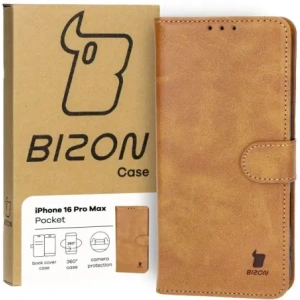 Wholesale Bizon Case Pocket Apple iPhone 16 Pro Max brown - BIZ6434 - {ean13} - Hurt