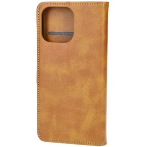 Etui z klapką Bizon Case Pocket do Apple iPhone 16 Pro Max brązowe