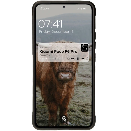 Pancerne etui Bizon Case Tur do Xiaomi Poco F6 Pro czarne