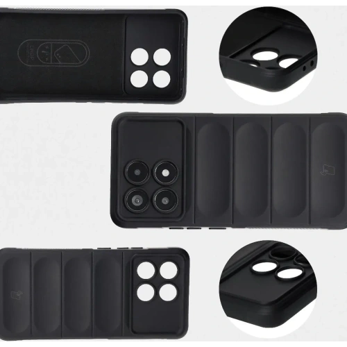 Pancerne etui Bizon Case Tur do Xiaomi Poco F6 Pro czarne