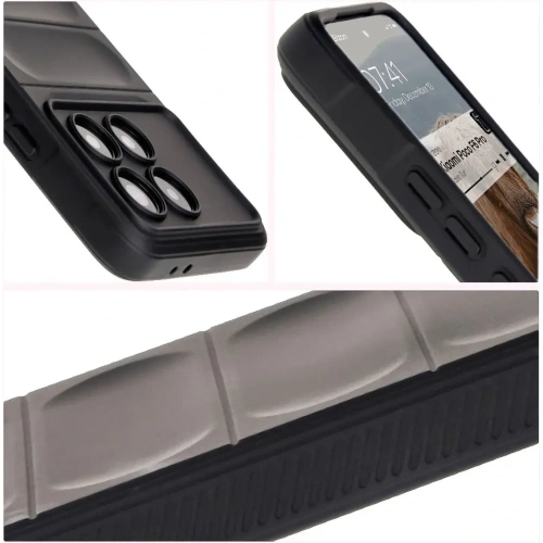 Pancerne etui Bizon Case Tur do Xiaomi Poco F6 Pro czarne