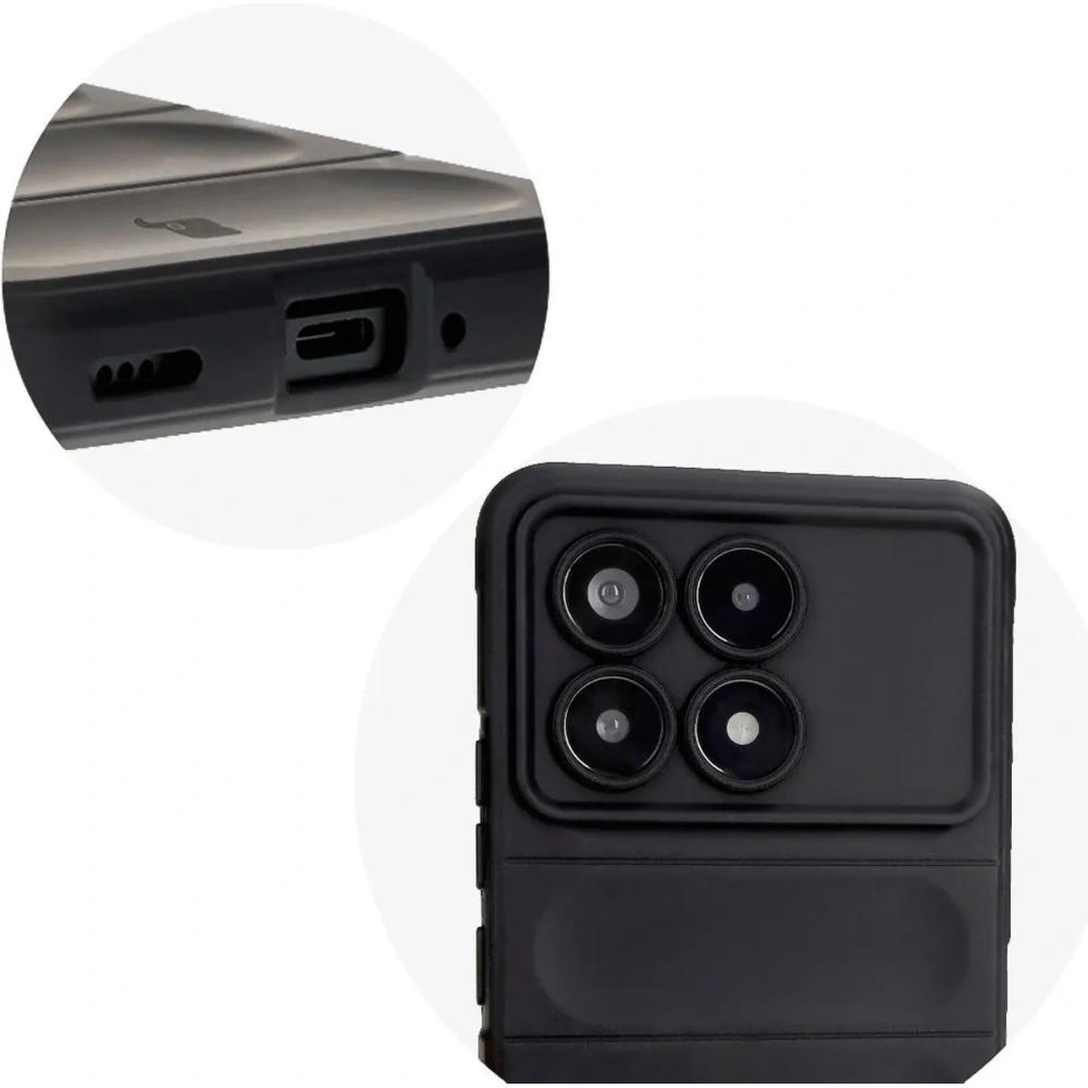 Hurtownia GSM - Bizon Case Tur Xiaomi Poco F6 Pro negru - BIZ6435 - {ean13} - Hurt