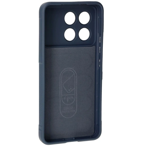 Pancerne etui Bizon Case Tur do Xiaomi Poco F6 Pro granatowe