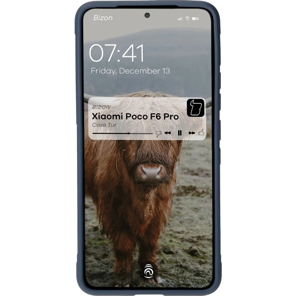 Bizon Case Tur Xiaomi Poco F6 Pro tengerészkék