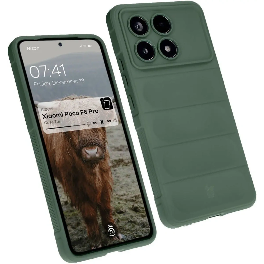 Hurtownia GSM - Pancerne etui Bizon Case Tur do Xiaomi Poco F6 Pro ciemnozielone - BIZ6437 - {ean13} - Hurt