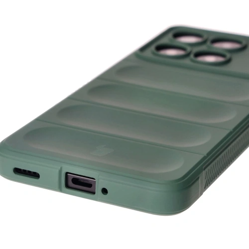 Pancerne etui Bizon Case Tur do Xiaomi Poco F6 Pro ciemnozielone