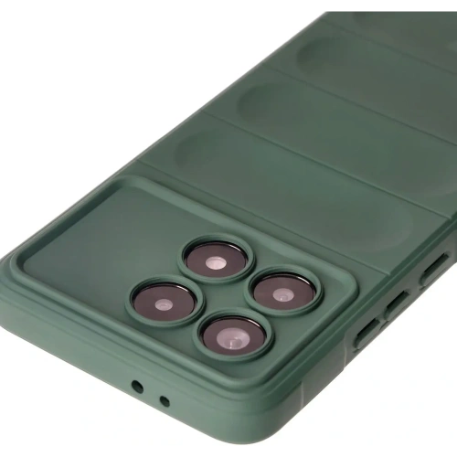 Pancerne etui Bizon Case Tur do Xiaomi Poco F6 Pro ciemnozielone