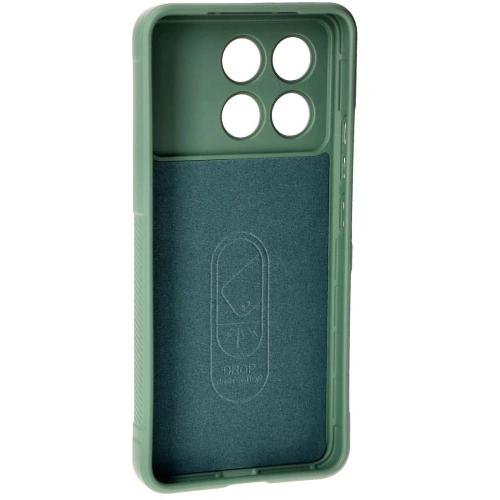 Pancerne etui Bizon Case Tur do Xiaomi Poco F6 Pro ciemnozielone