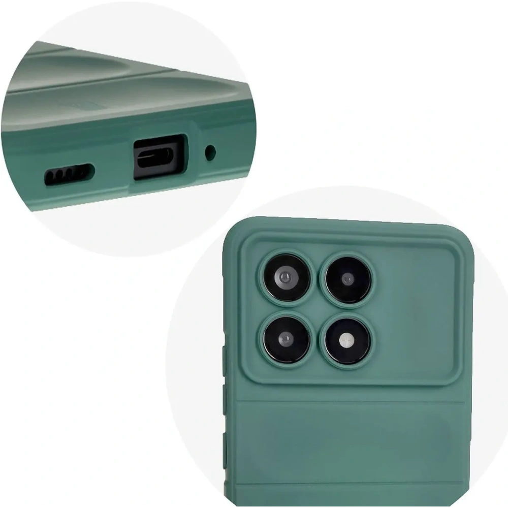 Hurtownia GSM - Bizon Case Tur Xiaomi Poco F6 Pro verde închis - BIZ6437 - {ean13} - Hurt