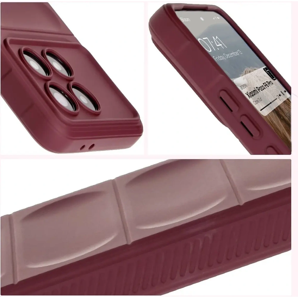 Hurtownia GSM - Pancerne etui Bizon Case Tur do Xiaomi Poco F6 Pro ciemnofioletowe - BIZ6438 - {ean13} - Hurt