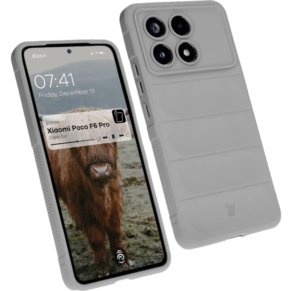 Wholesale Bizon Case Tur Xiaomi Poco F6 Pro light grey - BIZ6440 - {ean13} - Hurt