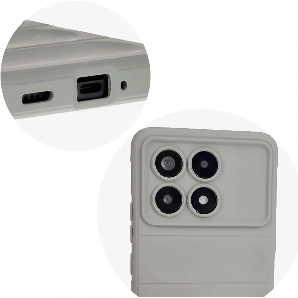 Wholesale Bizon Case Tur Xiaomi Poco F6 Pro light grey - BIZ6440 - {ean13} - Hurt