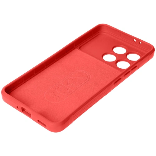Pancerne etui Bizon Case Tur do Xiaomi Poco F6 Pro czerwone