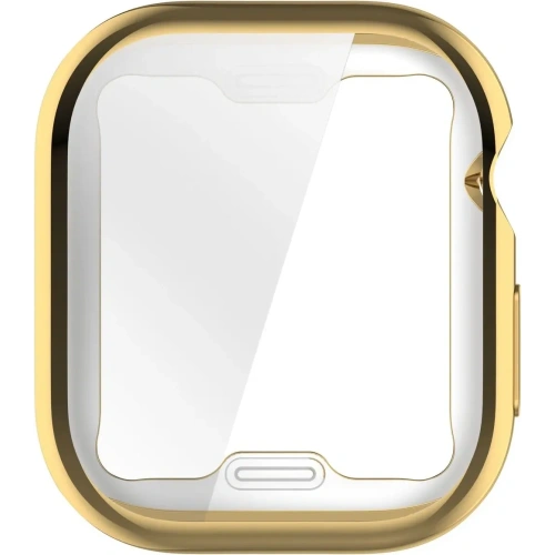 Etui z osłoną ekranu Bizon Case Watch Felipe do Apple Watch 10 / 11 46mm złote