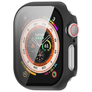 Hurtownia GSM - Etui ze skla na hodinky Bizon Case+Glass Watch do Apple Watch 10 46mm černé - BIZ6443 - {ean13} - Hurt