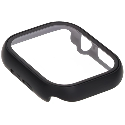 Etui ze szkłem do zegarka Bizon Case+Glass Watch do Apple Watch 10 / 11 46mm czarne