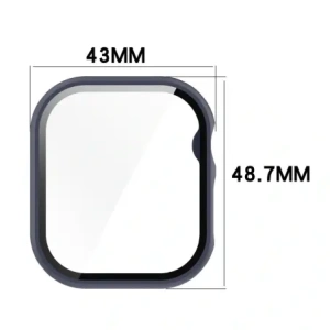Hurtownia GSM - Etui se sklem na hodinky Bizon Case+Glass Watch pro Apple Watch 10 46mm tmavě modré - BIZ6446 - {ean13} - Hurt
