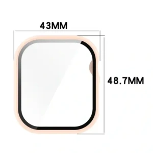 Hurtownia GSM - Etui se sklem na hodinky Bizon Case+Glass Watch do Apple Watch 10 46mm růžové - BIZ6447 - {ean13} - Hurt