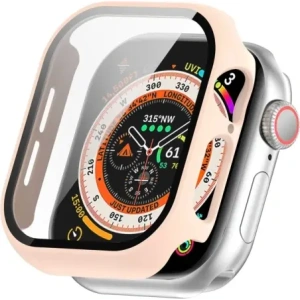Hurtownia GSM - Etui se sklem na hodinky Bizon Case+Glass Watch do Apple Watch 10 46mm růžové - BIZ6447 - {ean13} - Hurt