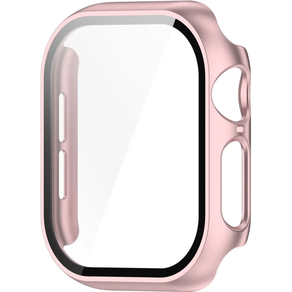 Hurtownia GSM - Bizon Case+Glass Óra Apple Óra 10 46mm világos rózsaszín - BIZ6448 - {ean13} - Hurt