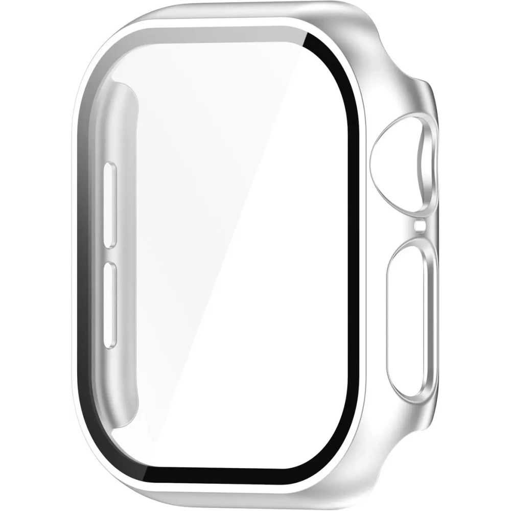Hurtownia GSM - Bizon Case+Glass Óra Apple Óra 10 46mm ezüst - BIZ6449 - {ean13} - Hurt