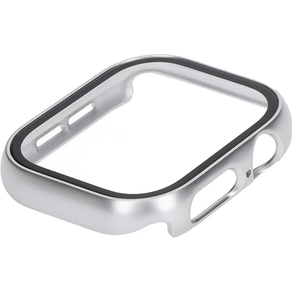Hurtownia GSM - Bizon Case+Glass Óra Apple Óra 10 46mm ezüst - BIZ6449 - {ean13} - Hurt