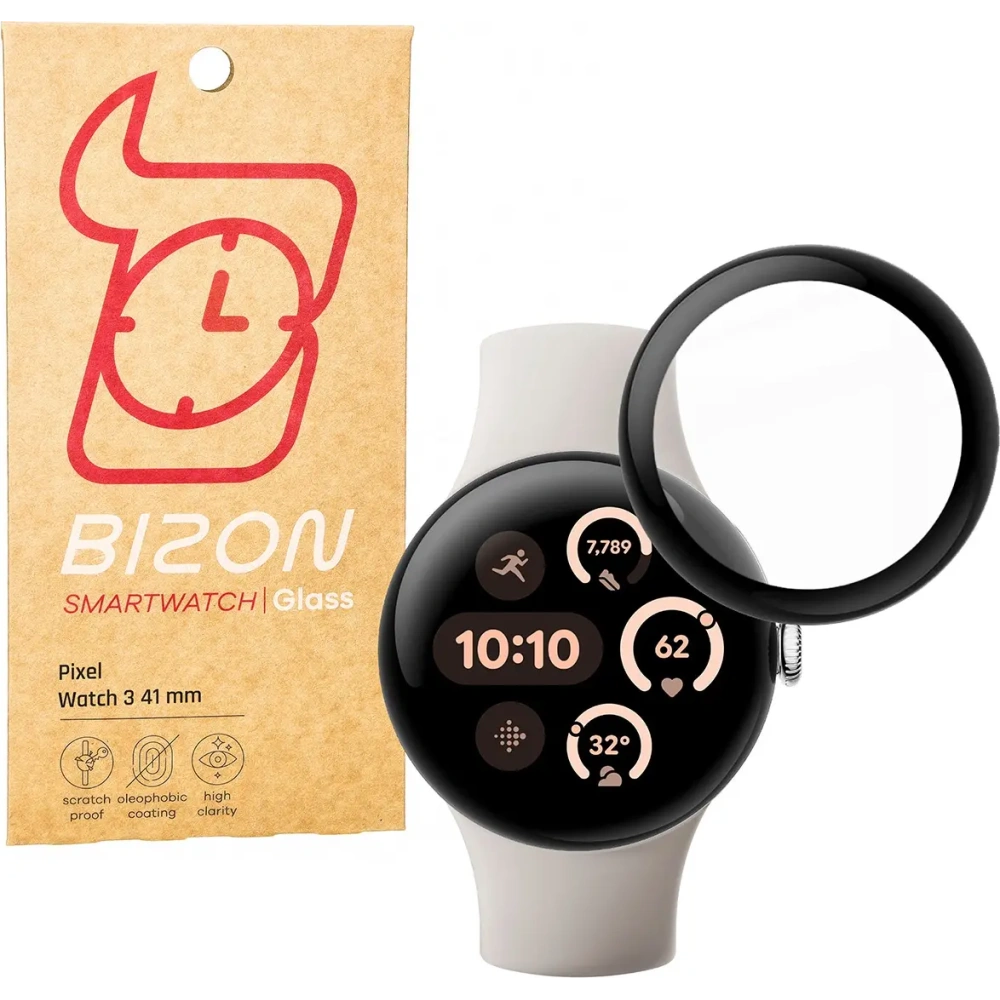 Wholesale Bizon Glass Watch Edge Hybrid Google Pixel 3 41 mm black - BIZ6452 - {ean13} - Hurt