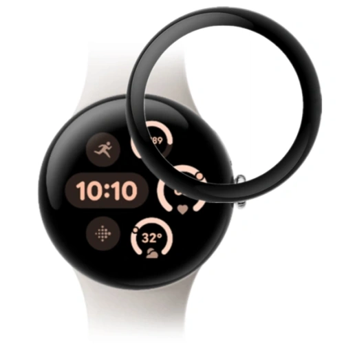 Szkło hybrydowe Bizon Glass Watch Edge Hybrid do Google Pixel 3 41 mm czarne