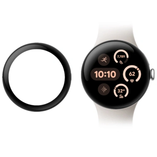 Szkło hybrydowe Bizon Glass Watch Edge Hybrid do Google Pixel 3 45 mm czarne