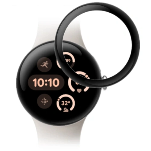 Szkło hybrydowe Bizon Glass Watch Edge Hybrid do Google Pixel 3 45 mm czarne