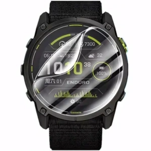 Folia hydrożelowa na ekran Bizon Glass Watch Hydrogel do Garmin Enduro 3 [2 PACK]