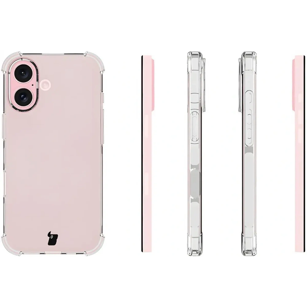 Wholesale Bizon Case Clear Pack case + 2x tempered glass + lens glass Apple iPhone 16 - BIZ6455 - {ean13} - Hurt