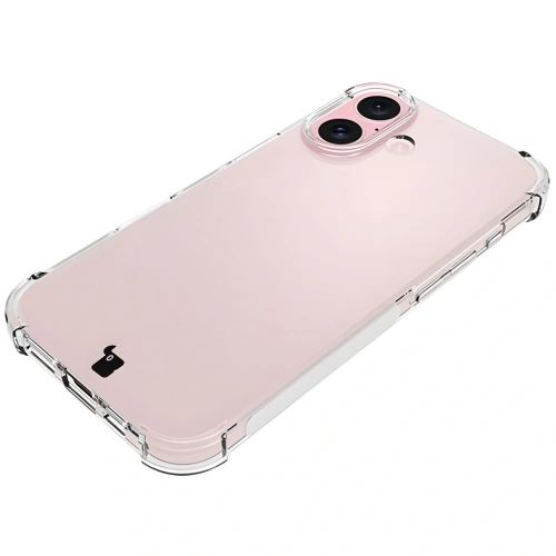 Etui + 2x szkło hartowane na ekran + szkło na obiektyw Bizon Case Clear Pack do Apple iPhone 16