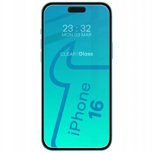Etui + 2x szkło hartowane na ekran + szkło na obiektyw Bizon Case Clear Pack do Apple iPhone 16