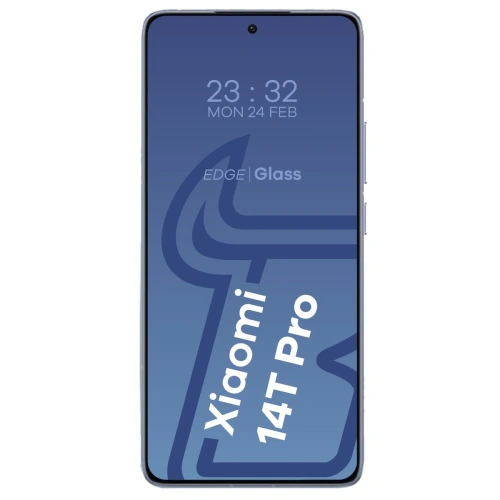 Szkło hartowane Bizon Glass Edge 2 do Xiaomi 14T Pro czarna ramka