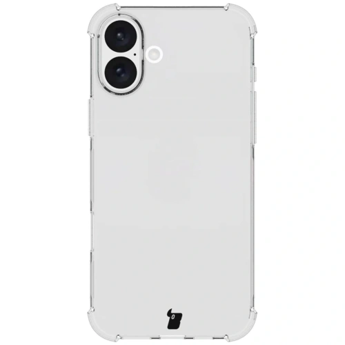 Etui + 2x szkło hartowane na ekran + szkło na obiektyw Bizon Case Clear Pack do Apple iPhone 16 Plus