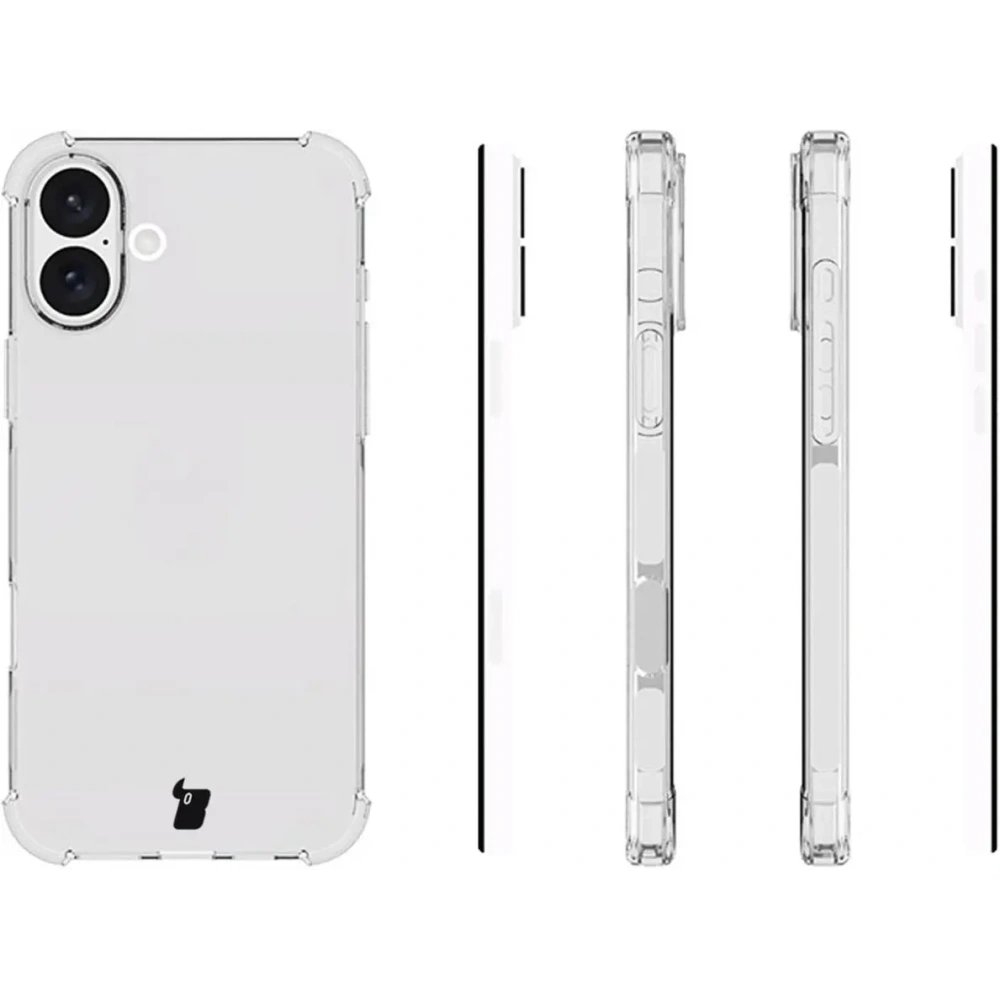 Hurtownia GSM - Etui + 2x tvrzené sklo na displej + sklo na objektiv Bizon Case Clear Pack pro Apple iPhone 16 Plus - BIZ6460 - {ean13} - Hurt
