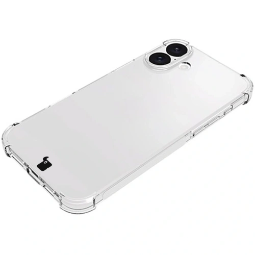Etui + 2x szkło hartowane na ekran + szkło na obiektyw Bizon Case Clear Pack do Apple iPhone 16 Plus