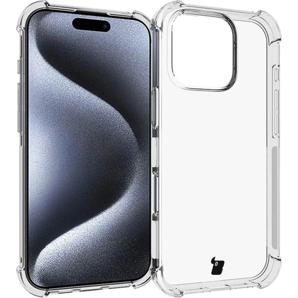 Hurtownia GSM - Bizon Case Clear Pack tok + 2x edzett üveg + lencse üveg Apple iPhone 16 Pro - BIZ6461 - {ean13} - Hurt