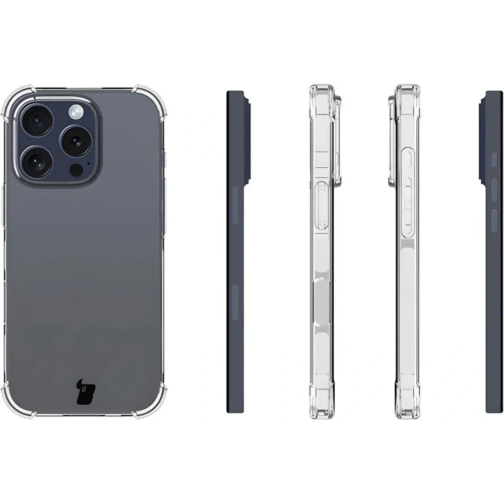 Hurtownia GSM - Bizon Case Clear Pack tok + 2x edzett üveg + lencse üveg Apple iPhone 16 Pro - BIZ6461 - {ean13} - Hurt