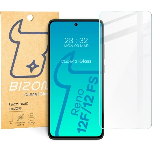 Szkło hartowane Bizon Glass Clear 2 do Oppo Reno12 F 4G/5G/12 FS