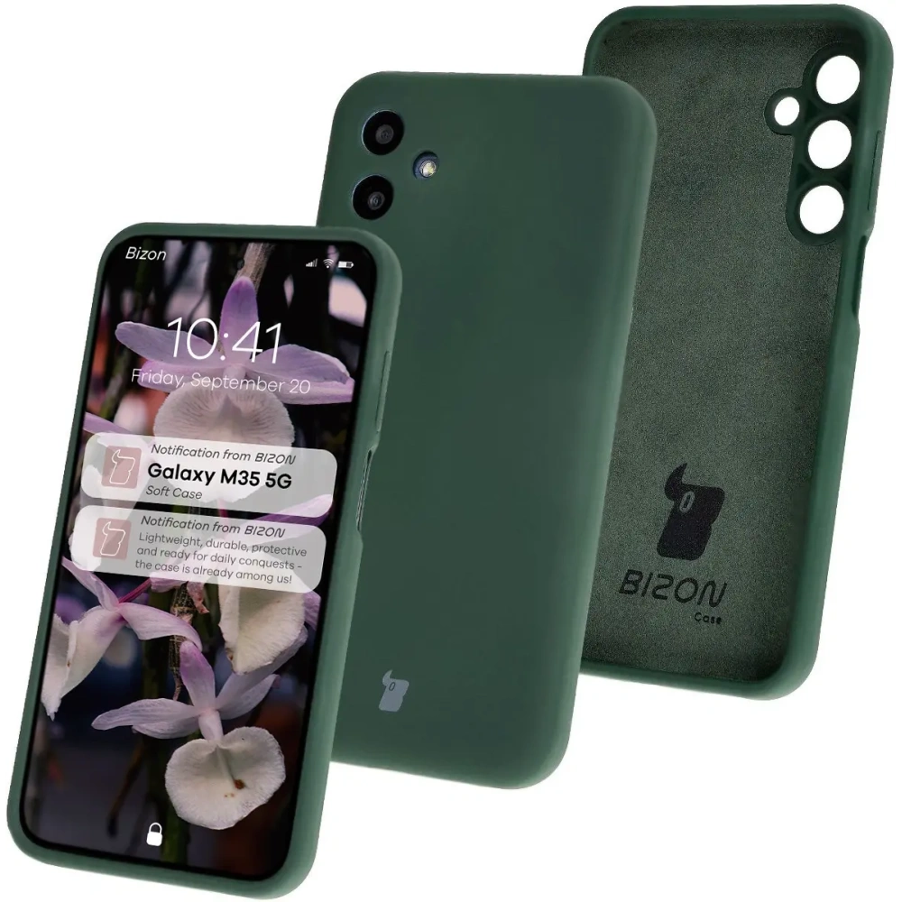 Hurtownia GSM - Silikonové pouzdro Bizon Soft Case pro Samsung Galaxy M35 5G tmavě zelené - BIZ6466 - {ean13} - Hurt