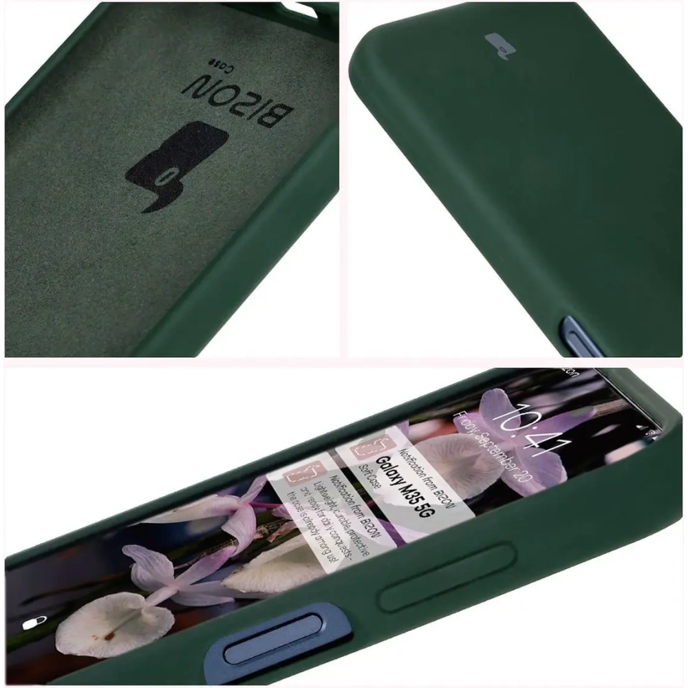 Hurtownia GSM - Silikonové pouzdro Bizon Soft Case pro Samsung Galaxy M35 5G tmavě zelené - BIZ6466 - {ean13} - Hurt