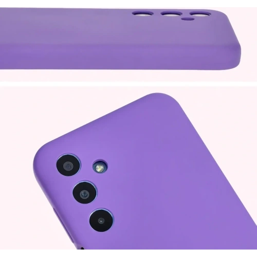 Silikonowe etui Bizon Soft Case do Samsung Galaxy M35 5G fioletowe