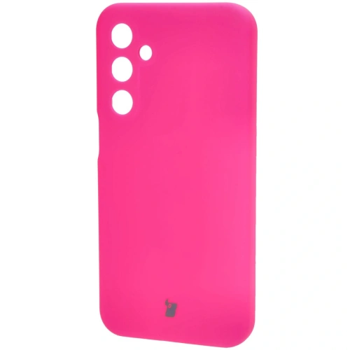 Silikonowe etui Bizon Soft Case do Samsung Galaxy M35 5G neonowo-różowe