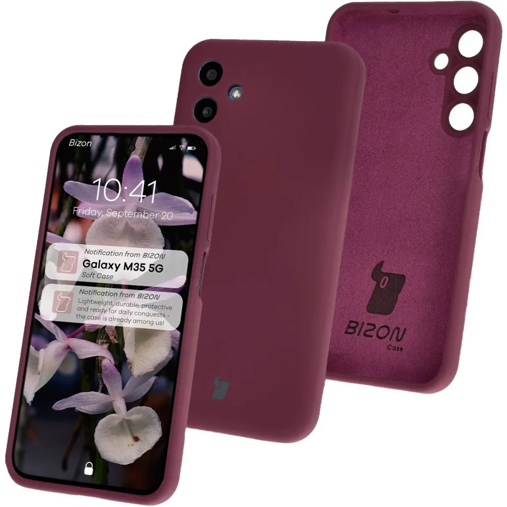 Hurtownia GSM - Silikonové pouzdro Bizon Soft Case pro Samsung Galaxy M35 5G tmavě fialové - BIZ6469 - {ean13} - Hurt